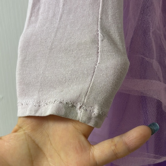 Girls “Disney Frozen” long sleeve shirt tulle dress size 6-8yrs - Picture 6 of 7